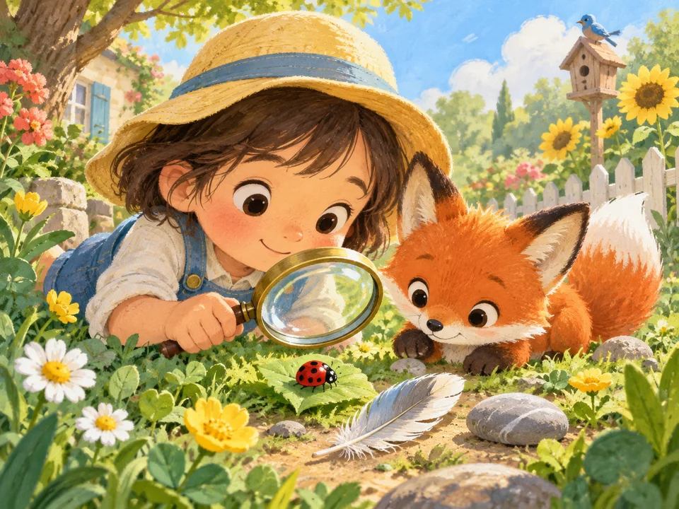 A playful illustration for Daily Discoveries