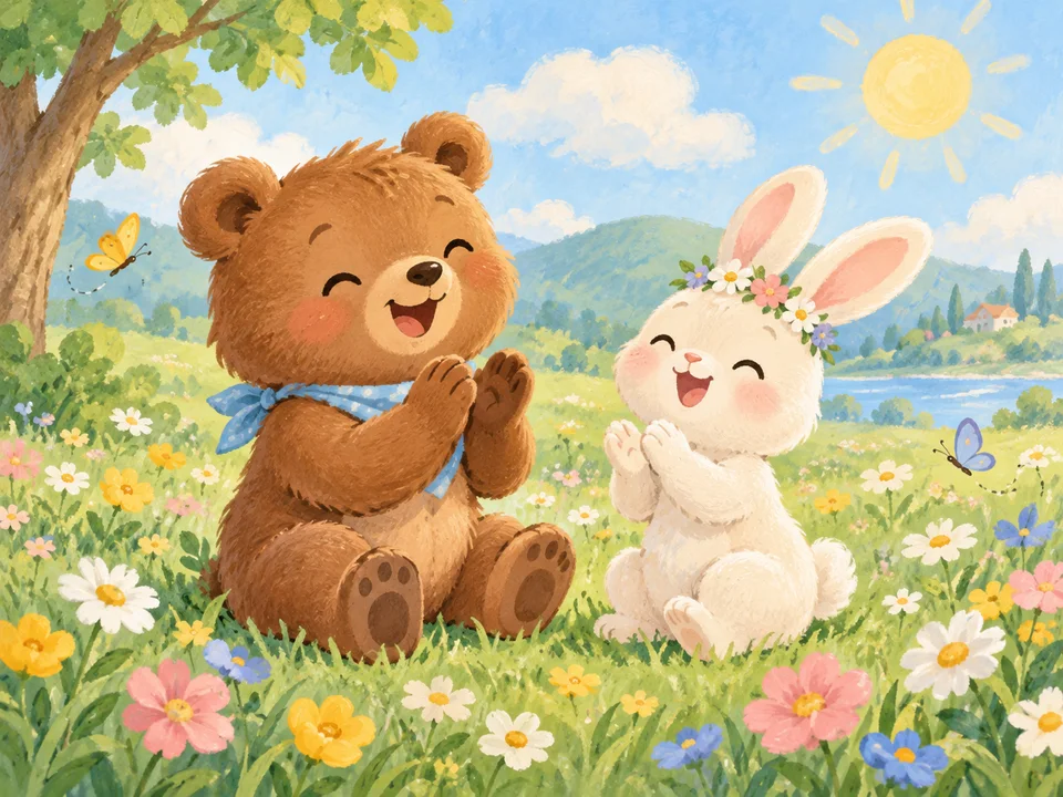 A playful illustration for Nursery Rhymes